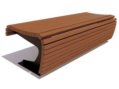 Банкетка Сквер, Лиственница