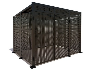 Контейнерная площадка для ТБО-2 Перфорация