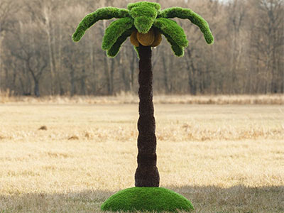 Топиари Пальма - газон Eco+Premium