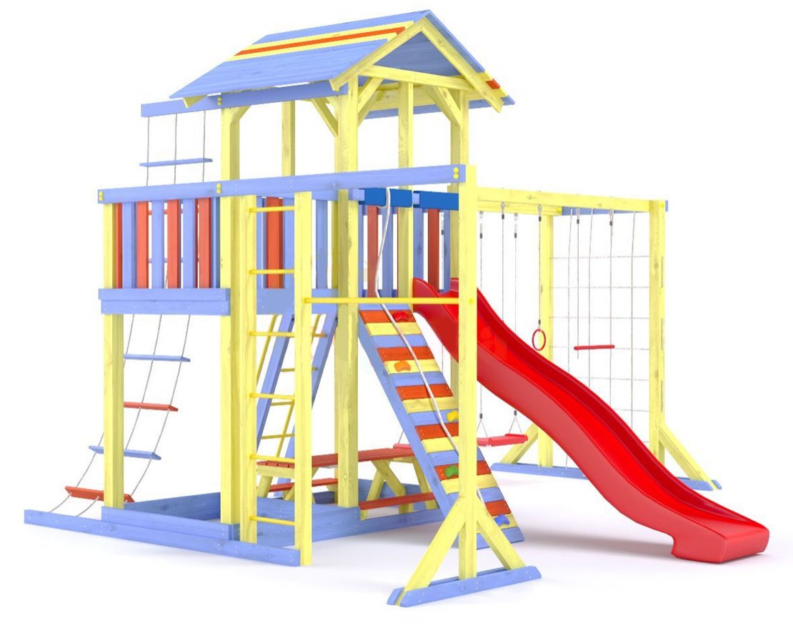 Детский игровой комплекс Яркие краски 1 - вид 4