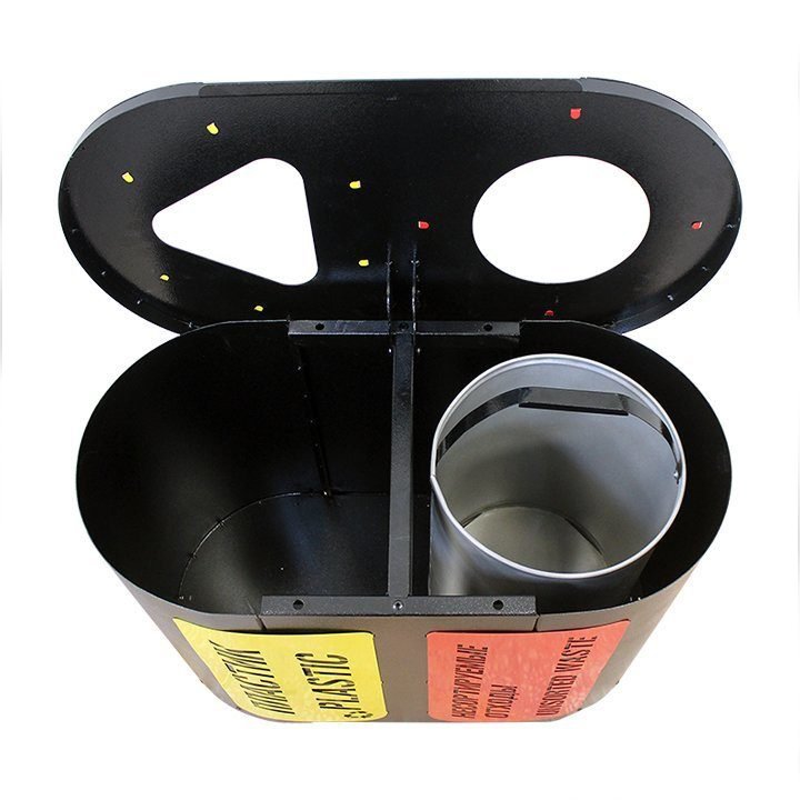 Урна для раздельного сбора мусора Город 2 - вид 4