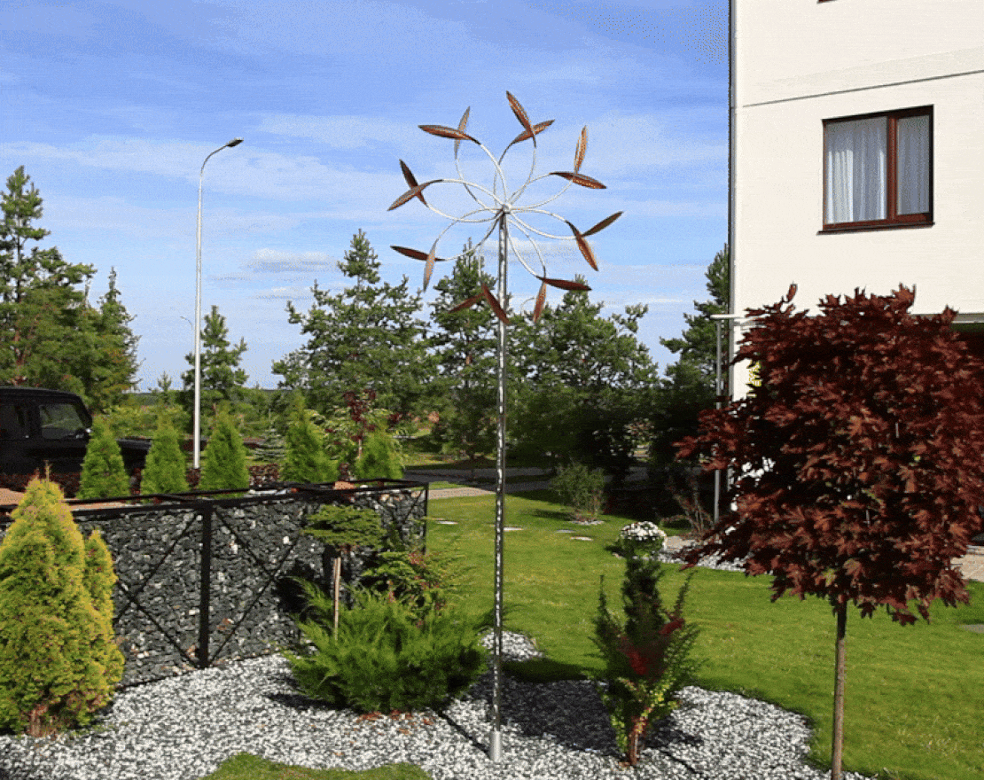 Медная скульптура Звезда - вид 2