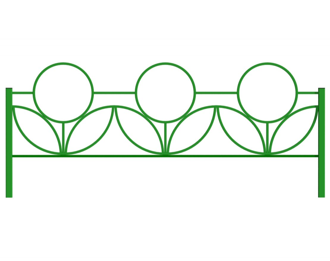 Ограждение металлическое МФ-14.6
