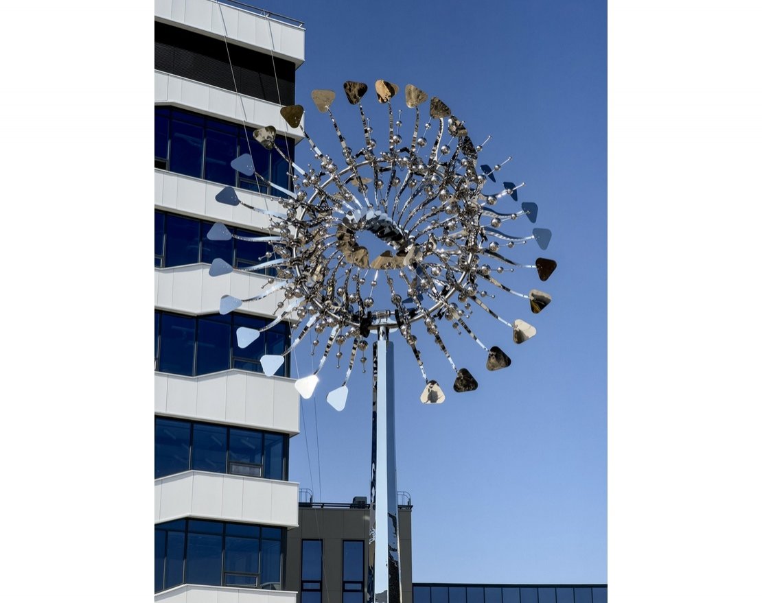 Скульптура из нержавеющей стали Пульсар - вид 5