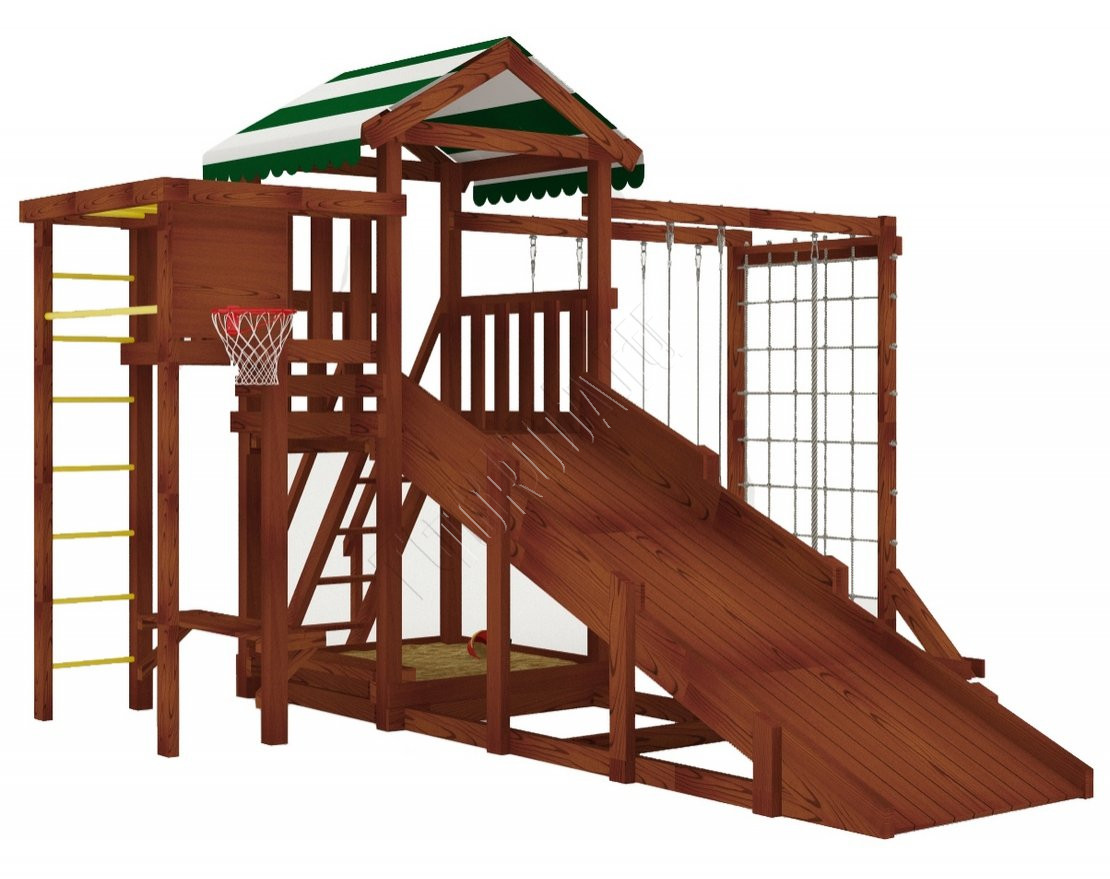 Детская игровая площадка Гарда 4 (Бри) всесезонная